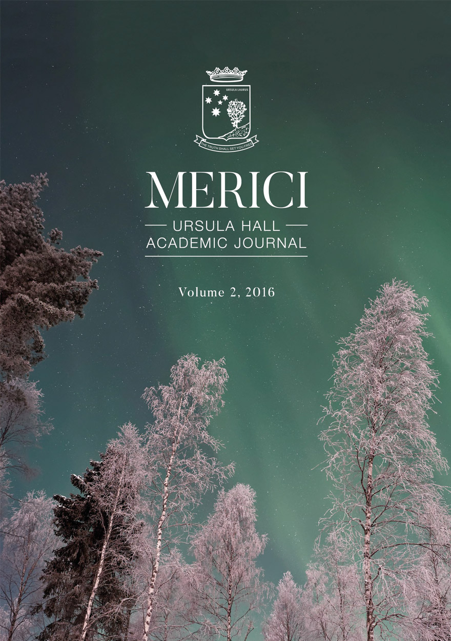 Merici - Ursula Hall Academic Journal: Volume 2, 2016