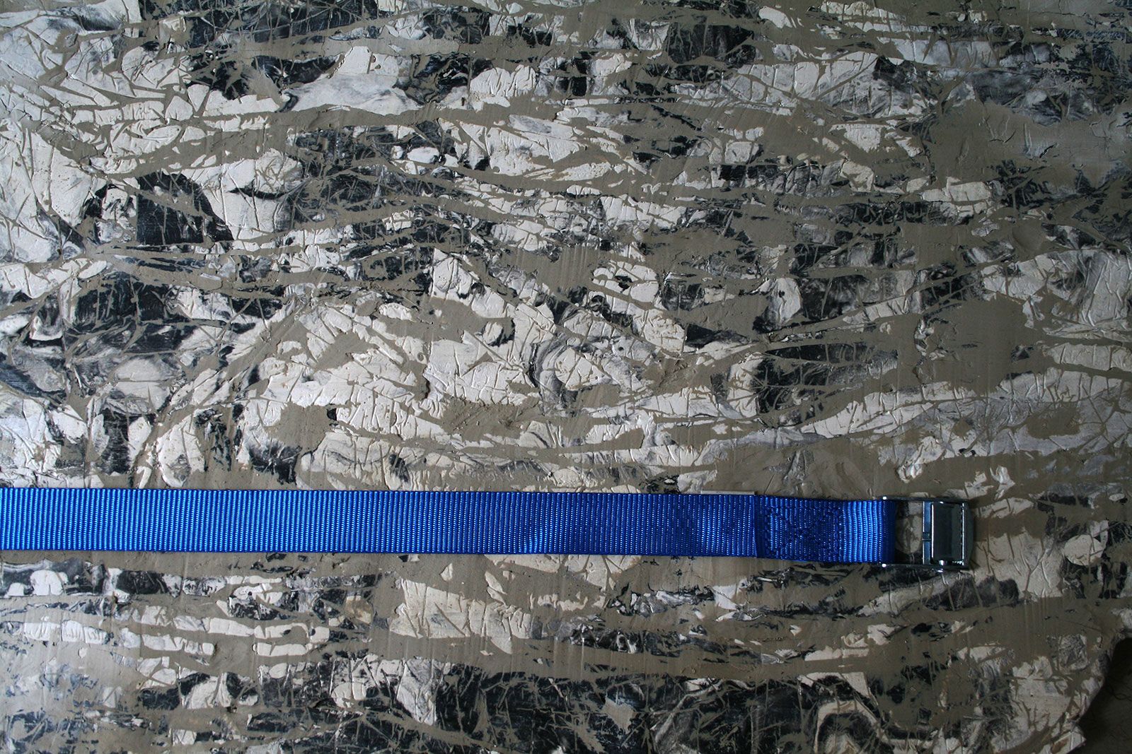 Textured grey painted canvas