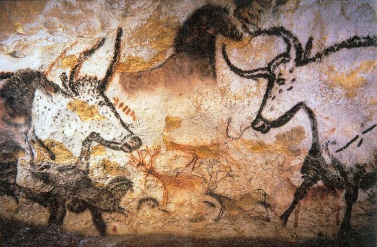 Animal painting from the Lascaux caves