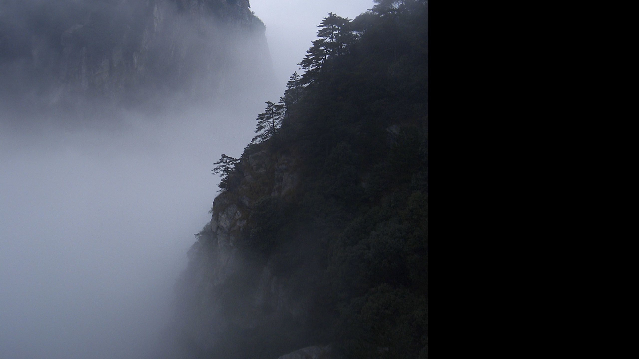 Misty mountains