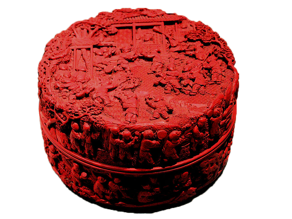 Vermilion jewelry box