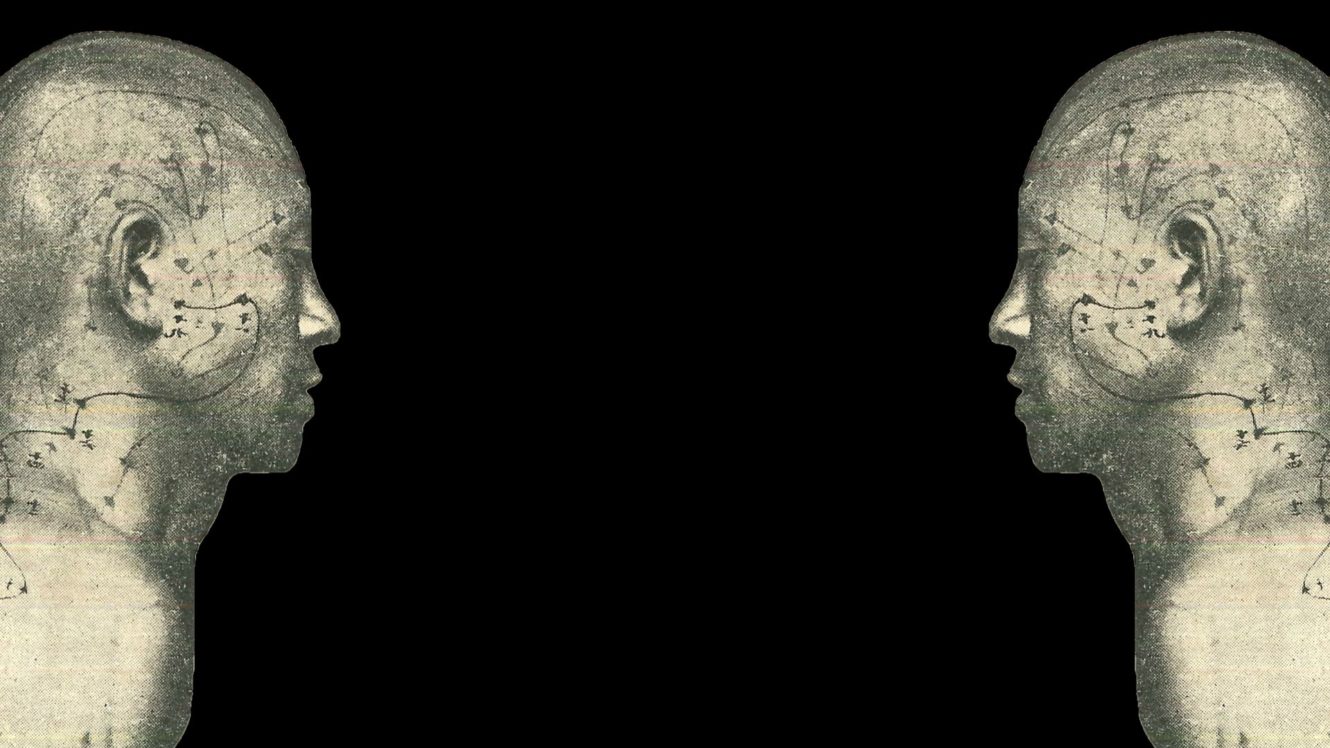 Same men with acupuncture points depicted