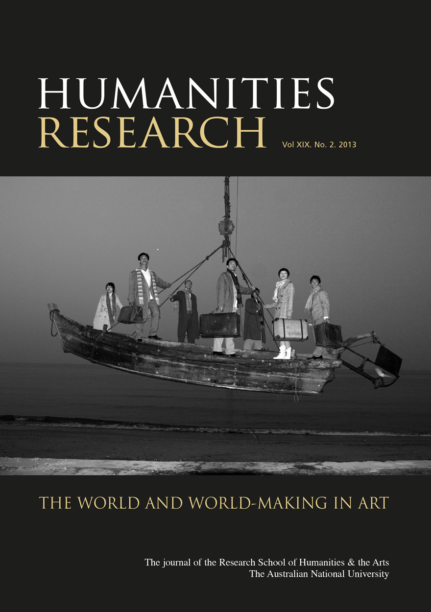Humanities Research Journal Series: Volume XIX No. 2. 2013