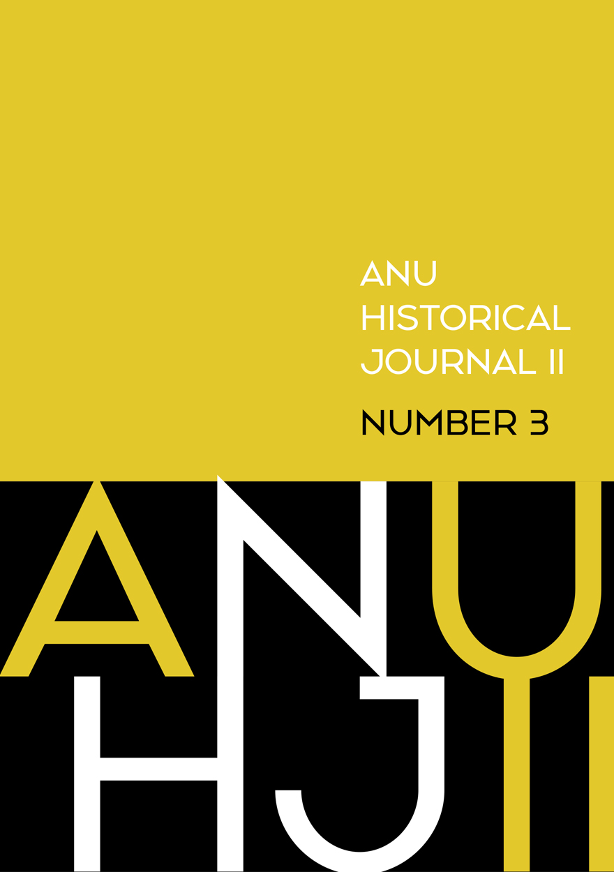 ANU Historical Journal II: Number 3