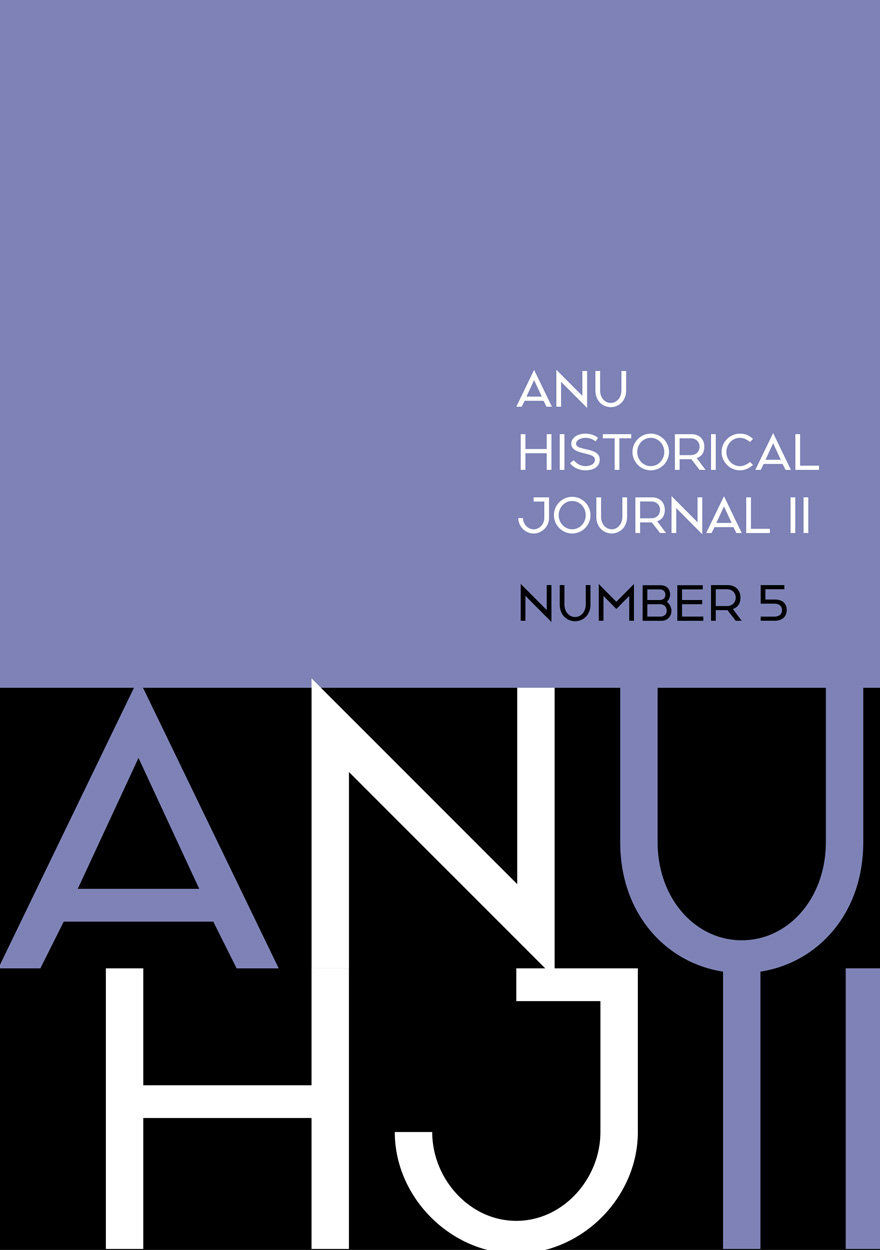 ANU Historical Journal II: Number 5