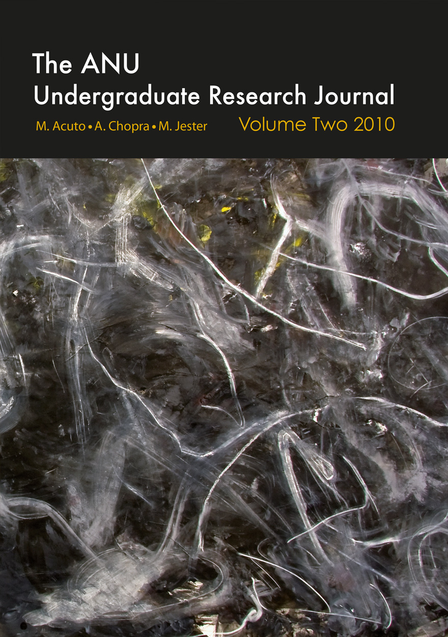 ANU Undergraduate Research Journal: Volume Two, 2010