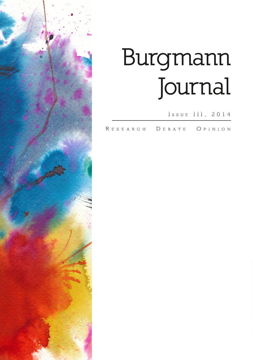 Burgmann Journal - Research Debate Opinion: Issue 3, 2014