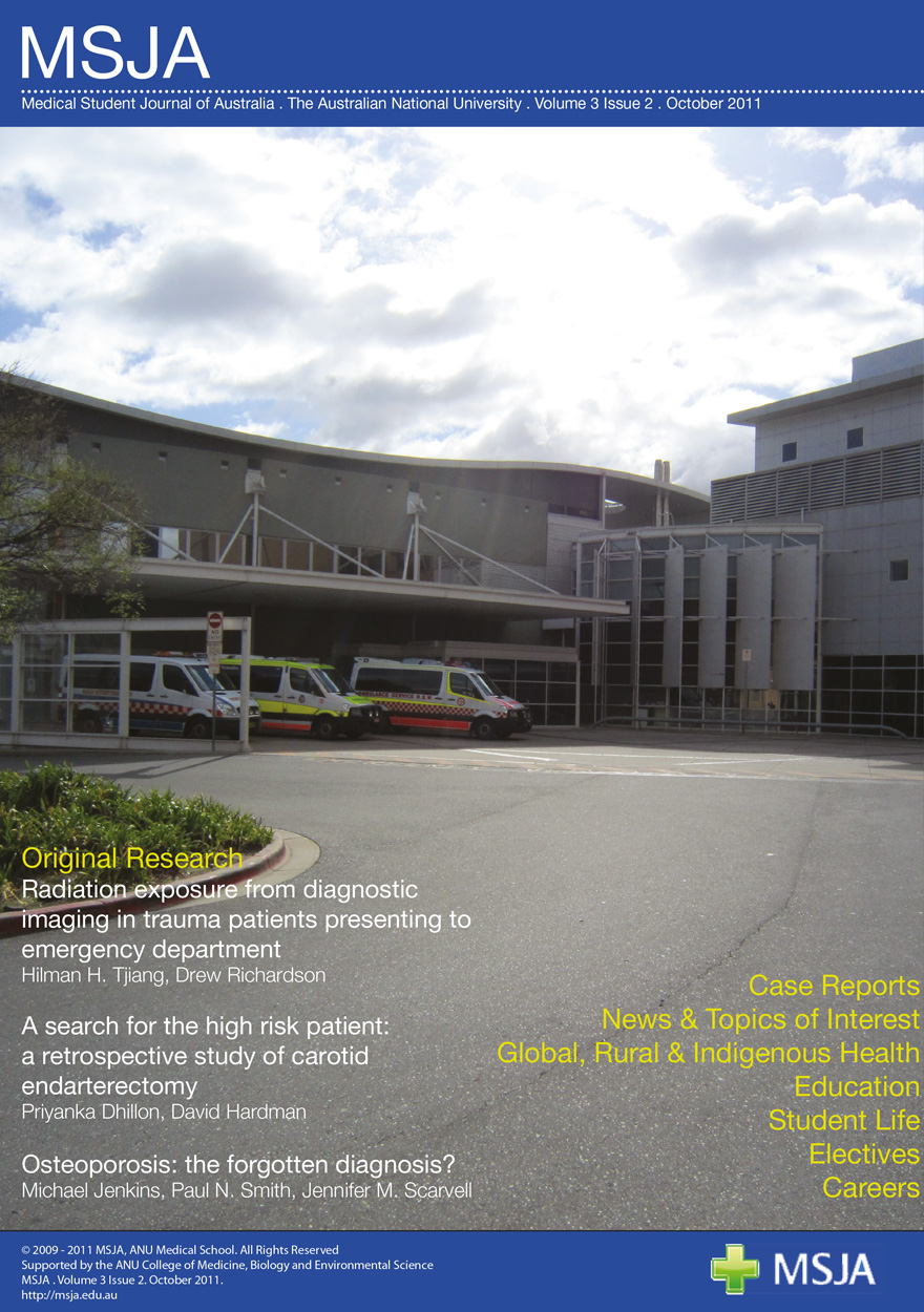 Medical Student Journal of Australia: Volume Three, Issue 2